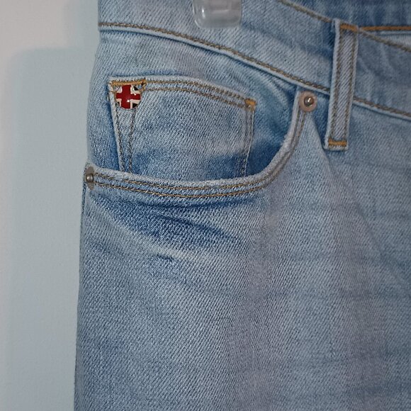 NEW Hudson Midrise Ankle Suzzi Super Skinny knee patch jeans size 26 - Picture 4 of 11